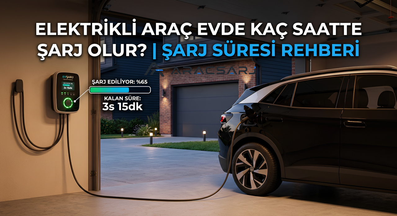 Elektrikli Araç Evde Kaç Saatte Şarj Olur? Şarj Süresi Rehberi