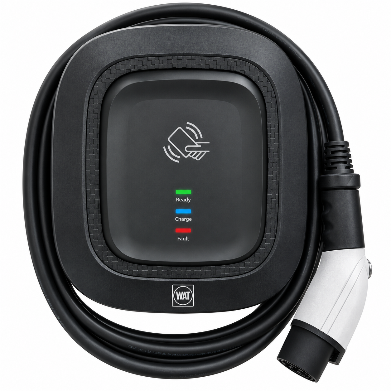 Wat Mobilite AW 7,4 kW RFID Elektrikli Araç Şarj İstasyonu 5 mt Kablo ile Kullanıma Uygun