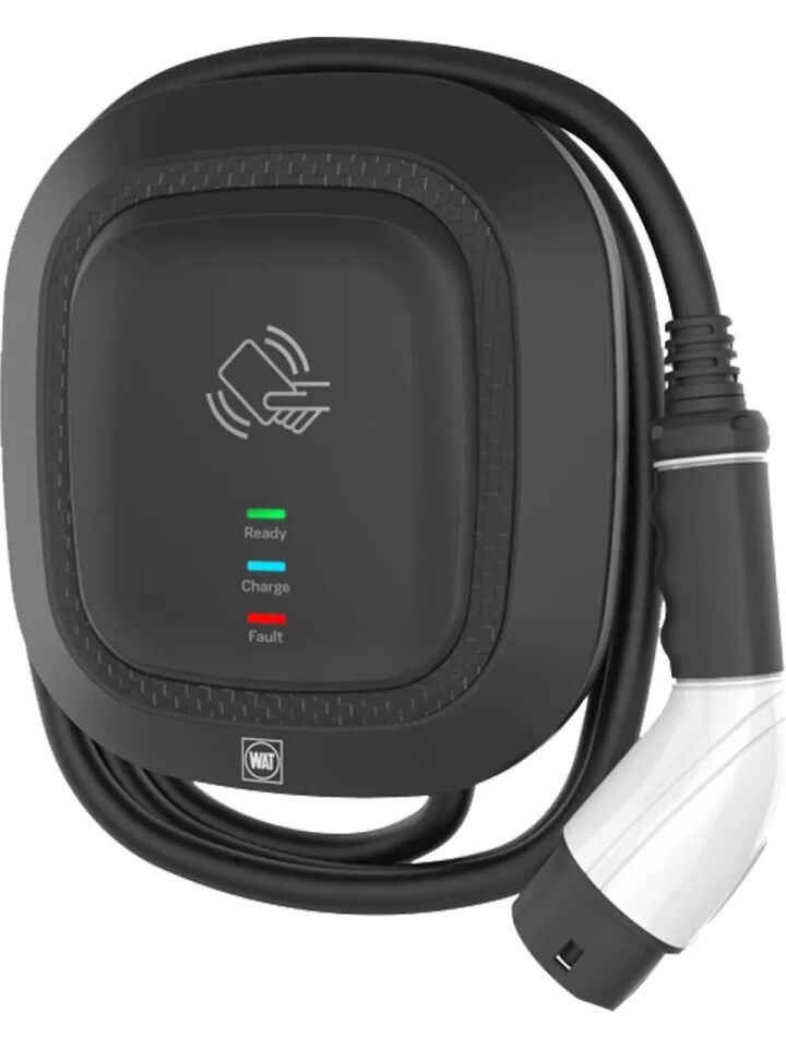 Wat Mobilite AW 7,4 kW RFID Elektrikli Araç Şarj İstasyonu 5 mt Kablo ile Kullanıma Uygun