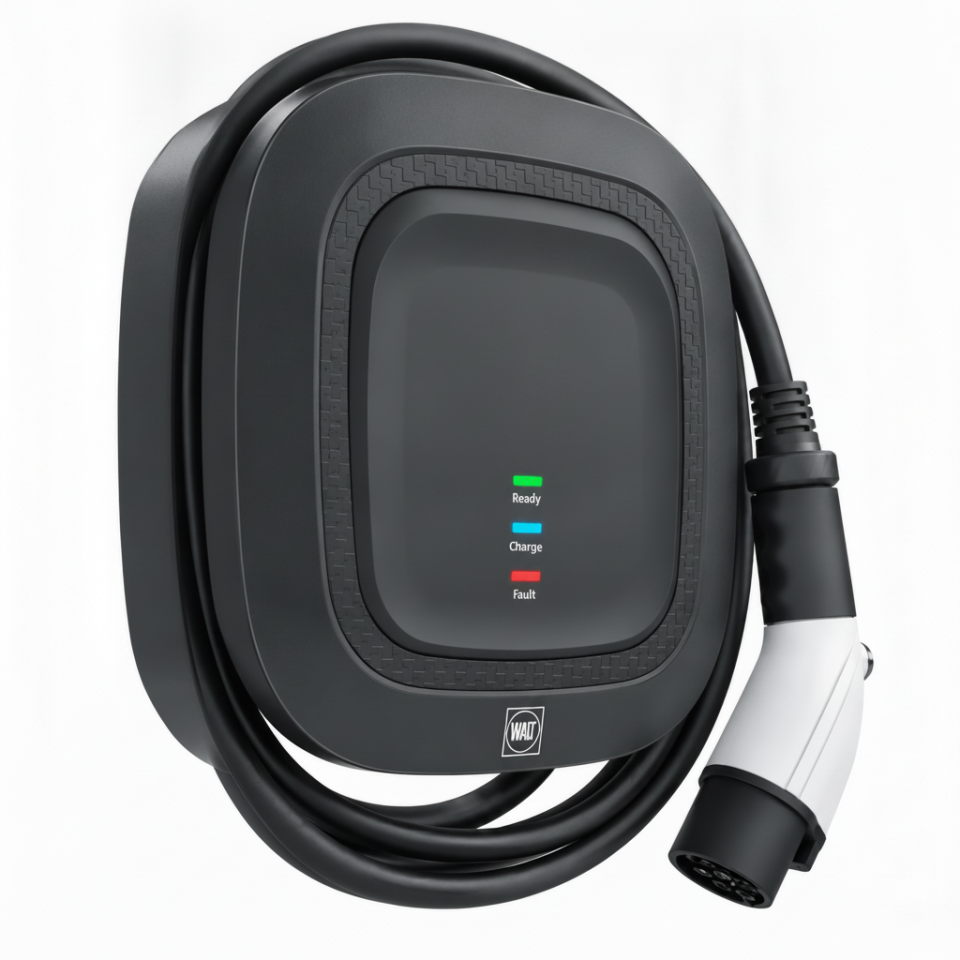 Wat Mobilite AW 7,4 kW Basic Elektrikli Araç Şarj İstasyonu 5 m Kablo Uzunluğu ile Hızlı Şarj