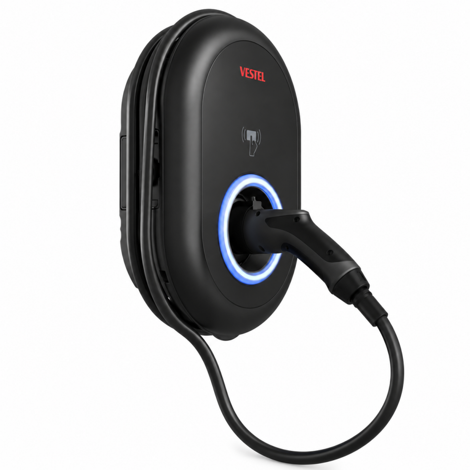 Vestel Elektrikli Araç Şarj Istasyonu EVC04 22KW Kablolu